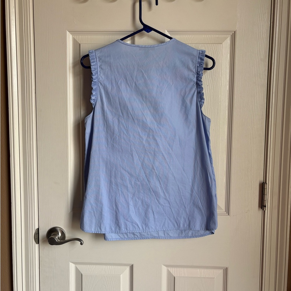 J. CREW Margot Ruffle Blouse - Picture 3 of 10